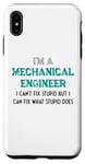 iPhone XS Max Funny Saying I'm A Mechanical Engineer Sarcastic Men Women Case
