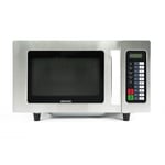 electriQ 1000W Programmable Commercial Microwave Oven 25L Digital Stainless steel