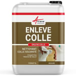 Arcane Industries - Enlever Colle : produit tissu bois verre vitre pvc adhésif mastic scotch autocollant éliminer solvant glue enleve colle - 5 l
