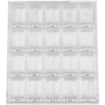 20 Fack Akryl Makeup Organizer Nagellack Förvaring Box Transparent Display Organizer Hållare För Nagel Strass Pärlor Box Transparent