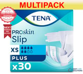 TENA ProSkin Slip Plus - Extra Small - 3 Packs of 30 - 90 Incontinence Slips 