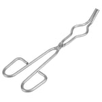 Laboratory Crucible Forceps Clip Pliers Steel Normal Crucible Tongs Pliers Pincers with Aircraft Class Rivet for Laboratory High Polished Degree(250mm)