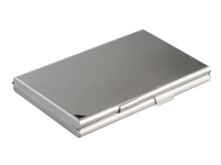 DURABLE Business Card Holder/Case DUO - Visitkortsfodral - aluminium - silver