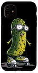 Coque pour iPhone 11 Awesome Pickle aime les rollers en ligne pour homme et femme