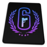 Rainbow Six Siege Logoclassic Office Gaming Mouse Pad, Washable Rectangular Non-Slip Rubber Mouse Pad10 X 12 Inch
