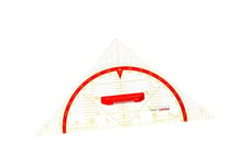 WISSNER® AKTIV lernen - Equerre 45° Angle Droit 60 cm Transparente