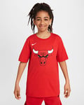 Chicago Bulls Essential Older Kids' (Boys') Nike NBA Logo T-Shirt