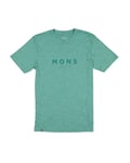 Mons Royale Mons Royale Men's Zephyr Merino Cool T-Shirt Smokey Green XL, Smokey Green