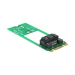 Delock Adapter M.2 NGFF > SATA 7 pin - Contrôleur de stockage - SATA 6Gb/s - M.2 Card