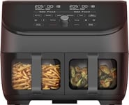 Instant Vortex plus Dual Air Fryer with Large Double Air Frying Drawers and 8-In