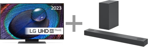 LG Electronics UR9100 50" 4K LED -televisio + S75Q 3.1.2 Dolby Atmos Soundbar -tuotepaketti