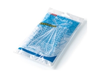 Isterningepose til knust is Selvlukkende plast klar,20 stk/pk
