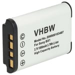 vhbw Batterie compatible avec Hasselblad Stellar, Stellar II appareil photo (1000mAh, 3,6V, Li-ion)