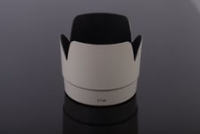 vhbw Pare-soleil compatible en plastique solide, blanc-gris pour Canon L EF 70-200mm f, 2.8L IS USM Remplace: ET-86.