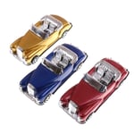 Plastic Car Pull Back Classic Model Toy Sound Light Collection C 0