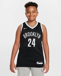 Brooklyn Nets Icon Edition 2021/22 Older Kids' Nike NBA Swingman Jersey