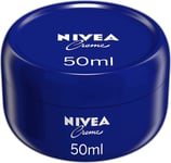 NIVEA Creme Moisturising Cream Intensive Dry Skin Care Softens Face Body Hands