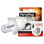 Protection Auditive Concerts PartyPlug Alpine, Blanc - Blanc