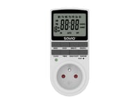 Savio Ae-03, Daglig Timer/Veckotimer, Vit, Digital, Lcd, Knappar, 230 V