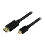 Deltaco DP-1131 Dp Minidp 3M kabel