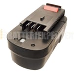 Batteri til FSB18 for BlackDecker, 18V, 3000 mAh