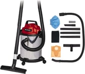 Einhell TC-VC 1815 S Wet And Dry Vacuum Cleaner | 1250W, 15L Stainless Steel Ta