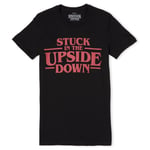 Stranger Things Stuck In The Upside Down Women's T-Shirt - Black - S - Black