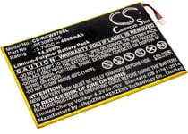 Kompatibelt med Rca Cambio, 3.7V, 4000 mAh