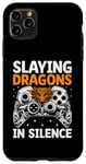 Coque pour iPhone 11 Pro Max Jeu vidéo Slaying Dragons In Silence