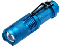 Högert Technik Flashlight Aluminum Pocket Flashlight, 1 * AA/1 * 14500 3.7v (without battery), 5W, 250lm, IP20,200m
