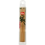 Prym 15 cm x 4 mm Double Pointed Glove Knitting Pins, Bamboo