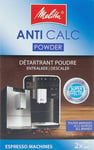 Melitta Anti Calc Powder Descaler For Espresso Machines 2 x 40g Sachets