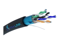Extralink - Samlet kabel - 305 m - 7.8 mm - foliebelagt uskjermet tvinnet kabelpar (F/UTP) - CAT 5e - utendørs, gel filled