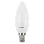 Airam LED candle light C38 4,9W E14 2700k 470lm Dimmable Hvit