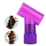 (Purple)Hair Dryer Diffuser Curly Blow Dryer Hairdressing Styling Accessory|