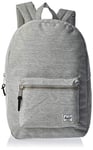 Herschel Settlement Fabric, Grey Leather Backpack – Fabric, Leather, Grey, Uniform, Front Pocket, Mobile Phone Pocket, Zip