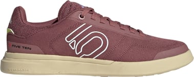 Five Ten Women's Sleuth DLX Canvas MTB Shoes - Quiet Crimson/White/Core Black
