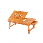 Portable Folding Bamboo Wooden Laptop Table