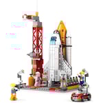 Rymdutforskning Shuttle Toys Aerospace Byggsats Leksak med Tung Transportraket och Launcher Bästa Presenter för 6-12 Åriga Pojkar (521 PCS)