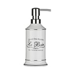 Le Bain White Ceramic Bathroom Lotion Shower Shampoo Liquid Soap Pump Dispenser