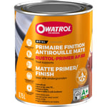 Owatrol - Primaire et finition mat antirouille rustol primer ap 60 Brun-Rouge (ow8) 2.5 litres - Brun-Rouge (ow8)