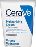 CeraVe Moisturising Cream for Very Dry Skin 177ml with Hyaluronic Acid Ceramides