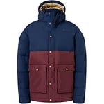 Marmot Men Fordham Jacket, Warm Down Jacket, Insulated Hooded Winter Coat, Windproof Down Parka, Lightweight Packable Outdoor Jacket, Arctic Navy/Port Royal, S