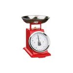 OGO LIVING - Balance de cuisine mécanique 5kg - rouge