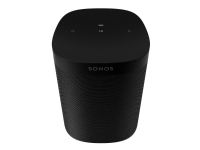 Sonos One SL - Smart högtalare - Ethernet / Wi-Fi - Airplay 2 - svart (nätfärg - matt svart)