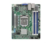 Asrock E3C256D4ID-2T hovedkort Intel C256 LGA 1200 (Socket H5) Mini-DTX