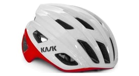 Casque kask mojito3 blanc rouge