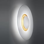 Nordesign Bigbang vegglampe, hvit/gull, diameter 51 cm