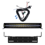 Strands Ekstralys Siberia Outlaw UDX 22 - Rett / 56 cm 400W Ref. 25, 1 stk Komplett sett med justerbar ekstralysholder