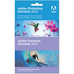Adobe Photoshop Elements & Premiere Elements 2024 - Win/Mac -kuvankäsittelyohjelma, aktivointikortti